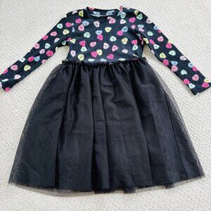 Lily and Dan black valentine candy hearts dress set
